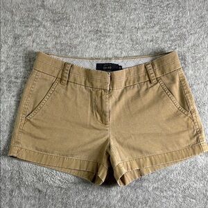 J. Crew Women's CHINO Sz00 Dark Khaki Shorts